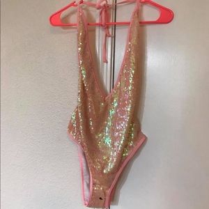 NWT Sparkly Sequined Swimsuit
